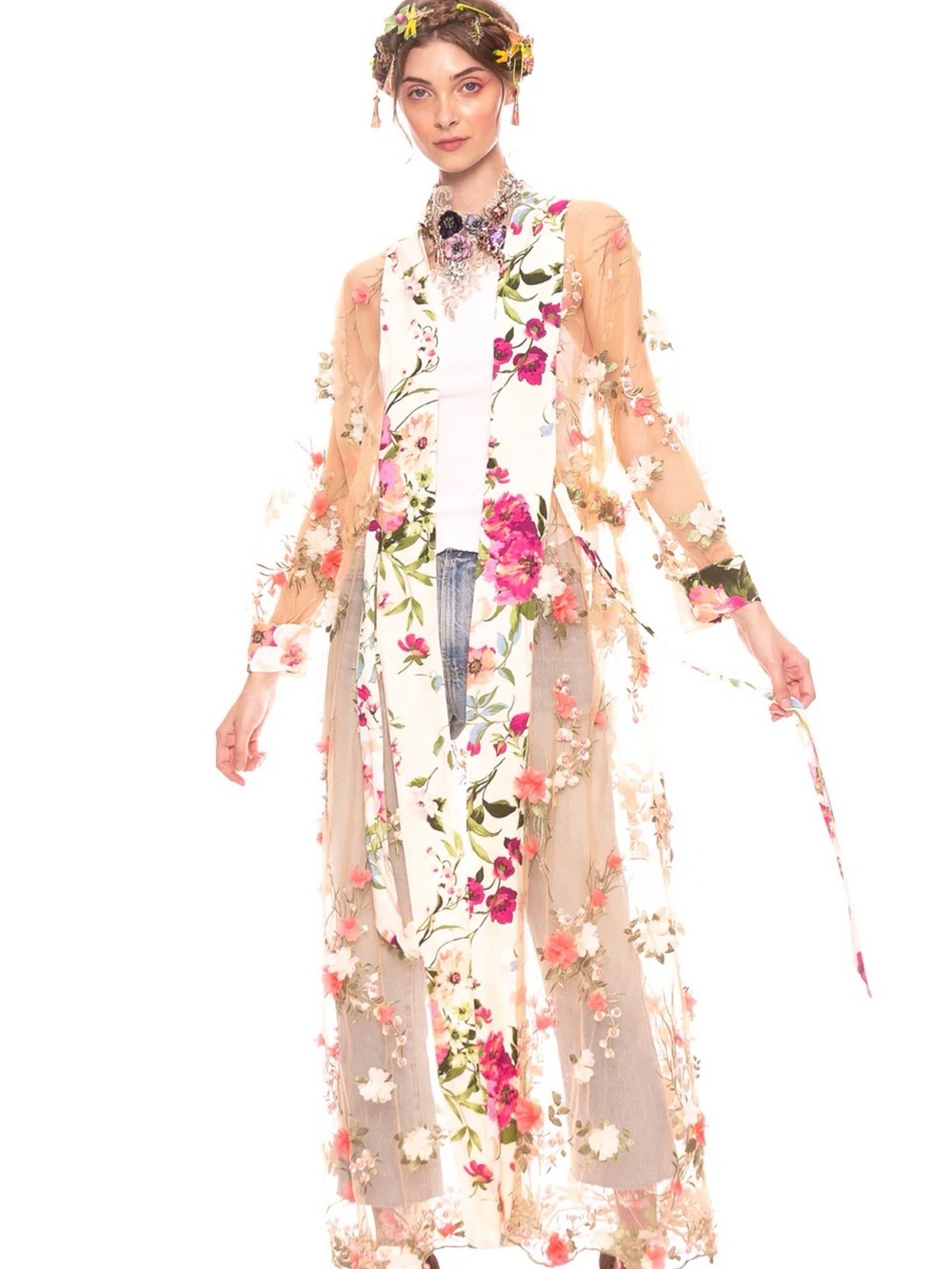 Floral Fantasy Kimono by Aratta, NWT